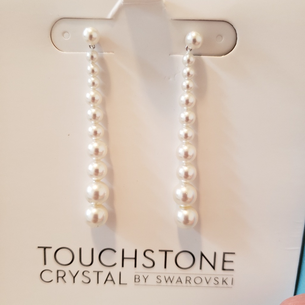 Swarovski dangle earrings